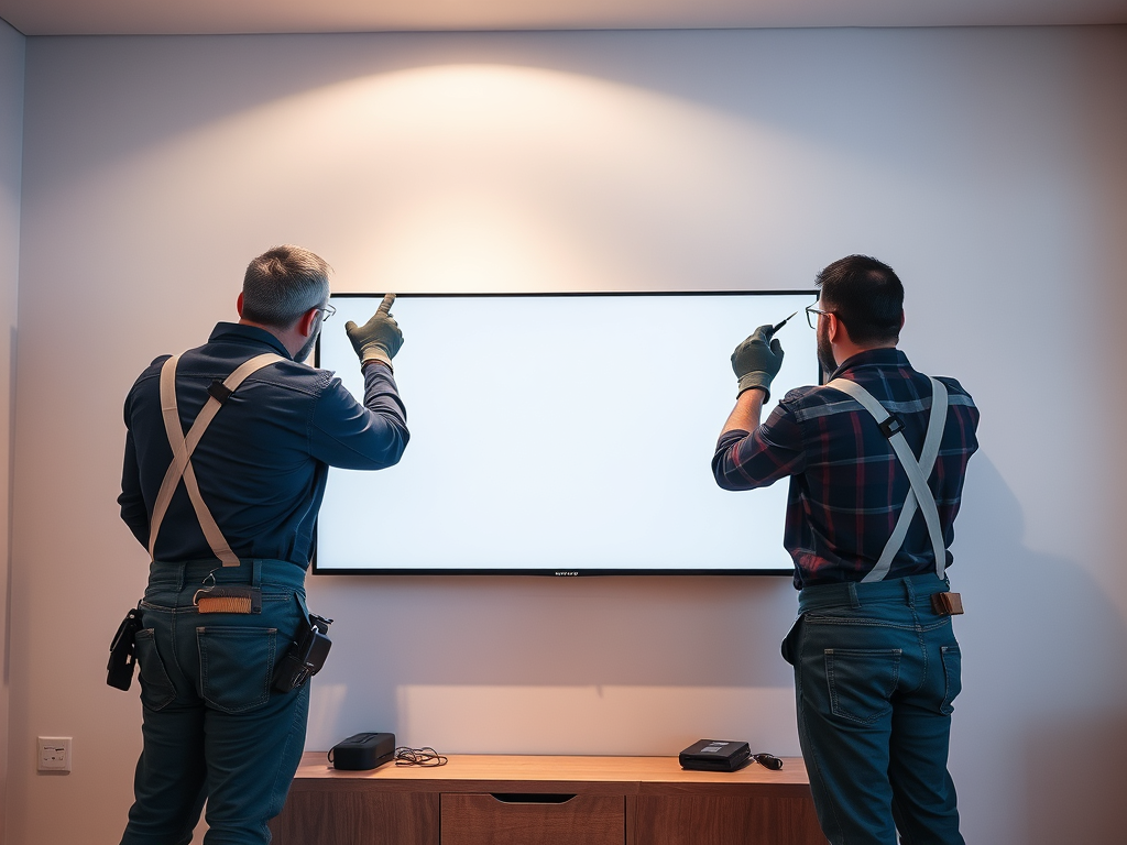 montaje televisión pared