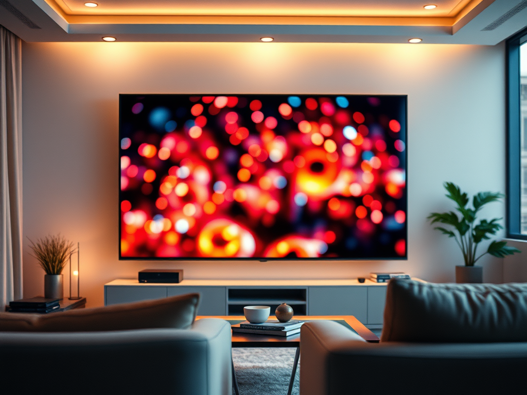 instalación tv en pared soporte madrid Instalación de televisión en pared con soporte profesional y luces led